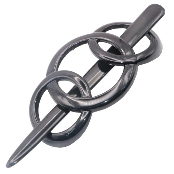 French Celluloid Hair Barrette Non Slip 3.5-Inch Stylish Hair Accessory - Picture 1 of 9